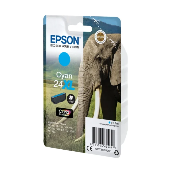 Epson T2432 Cyan High Capacity Ink Cartridge - C13T24324022