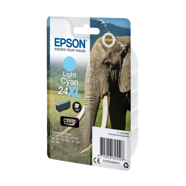 Epson T2435 Light Cyan High Capacity Ink Cartridge - C13T24354022