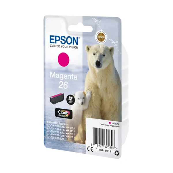 Epson T2613 Magenta Ink Cartridge - C13T26134022