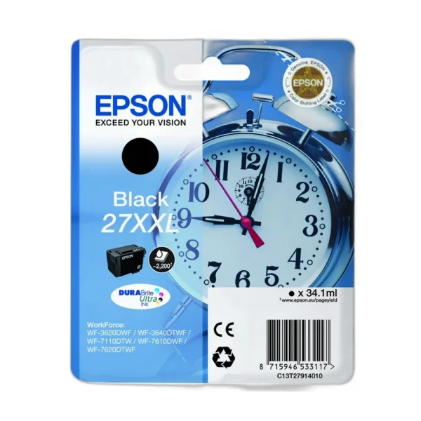 Epson T2791 High Capacity Black Ink Cartridge - C13T27914012