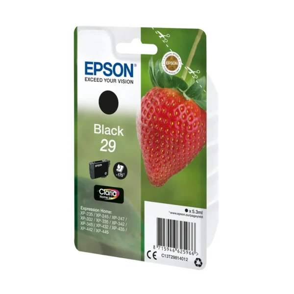 Epson T2981 Black Ink Cartridge - C13T29814012