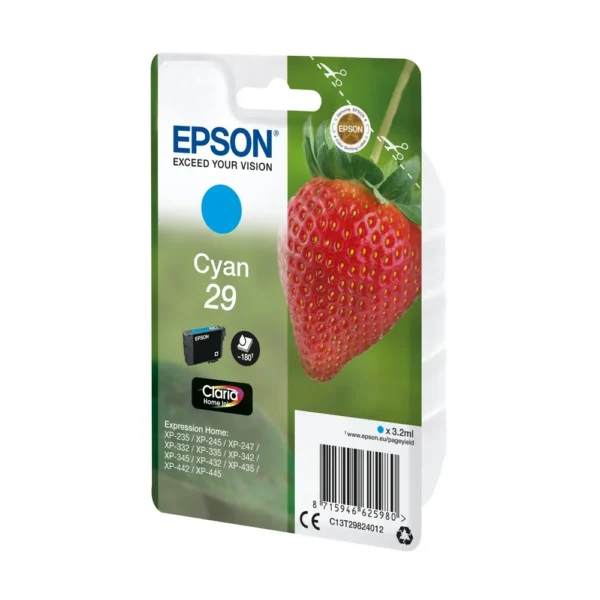 Epson T2982 Cyan Ink Cartridge - C13T29824012