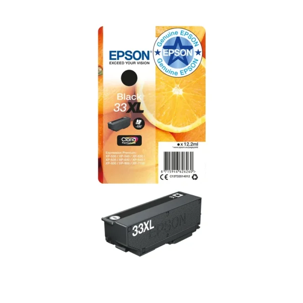Epson T3351 Black Ink Cartridge - C13T33514012