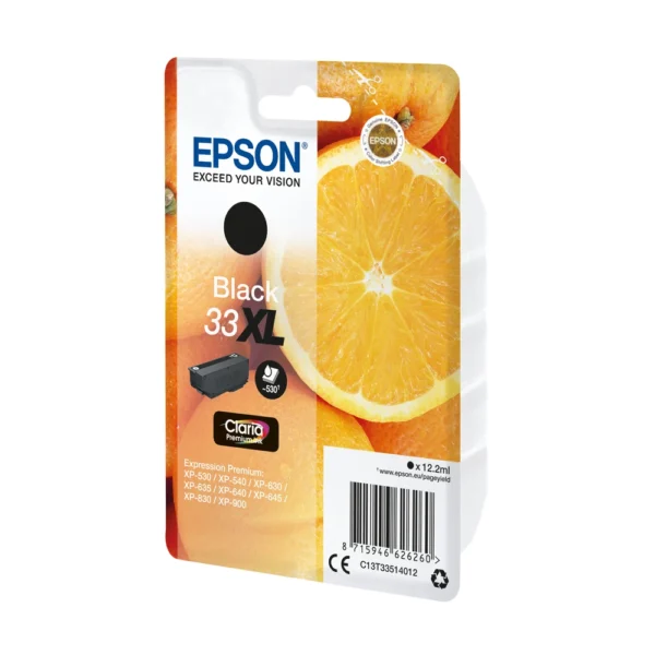 Epson T3351 Black High Capacity Ink Cartridge - C13T33514022