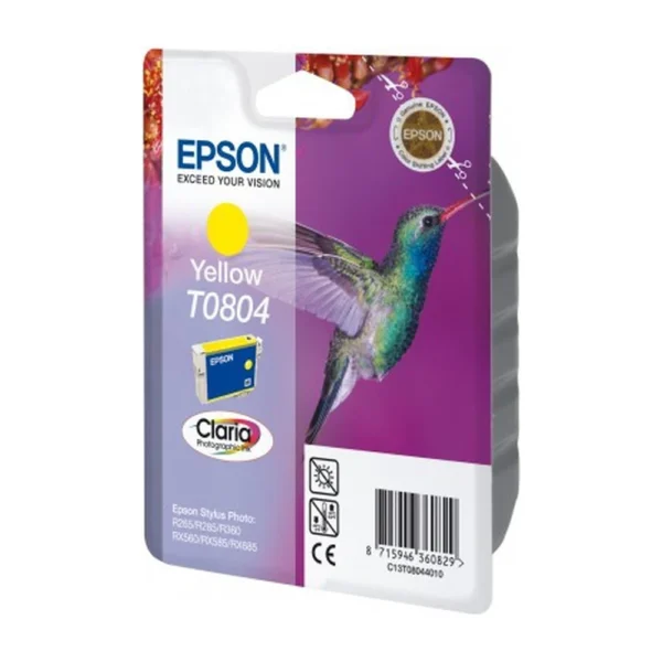 Epson T0804 Yellow Ink Cartridge - C13T08044
