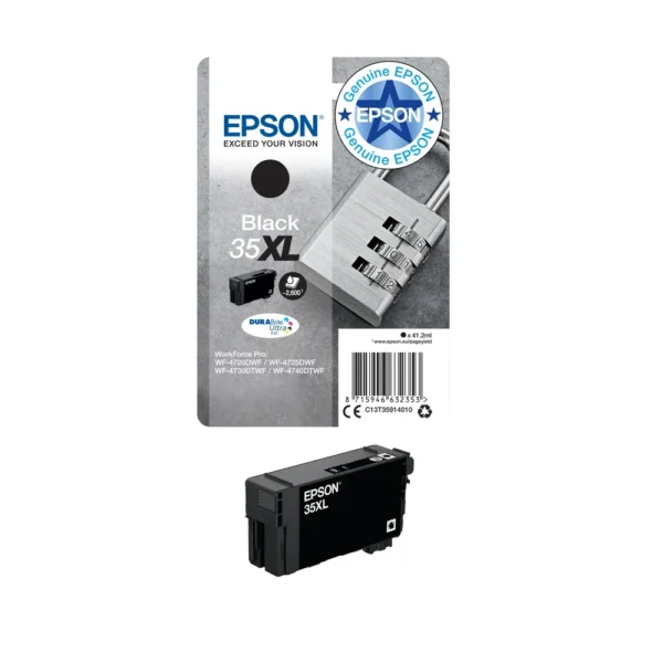 Epson T3591 Black Ink Cartridge - C13T35914010