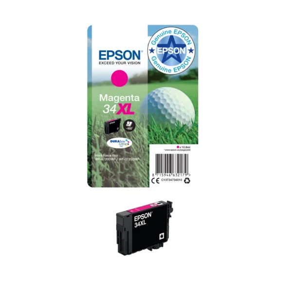 Epson T3473 Magenta Ink Cartridge - C13T34734010