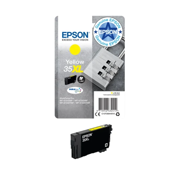 Epson T3594 Yellow Ink Cartridge - C13T35944020