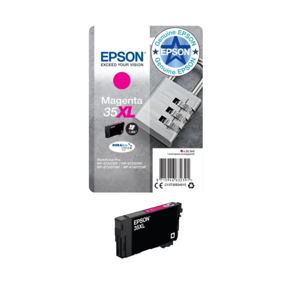 Epson T3593 Magenta High Capacity Ink Cartridge - C13T35934020