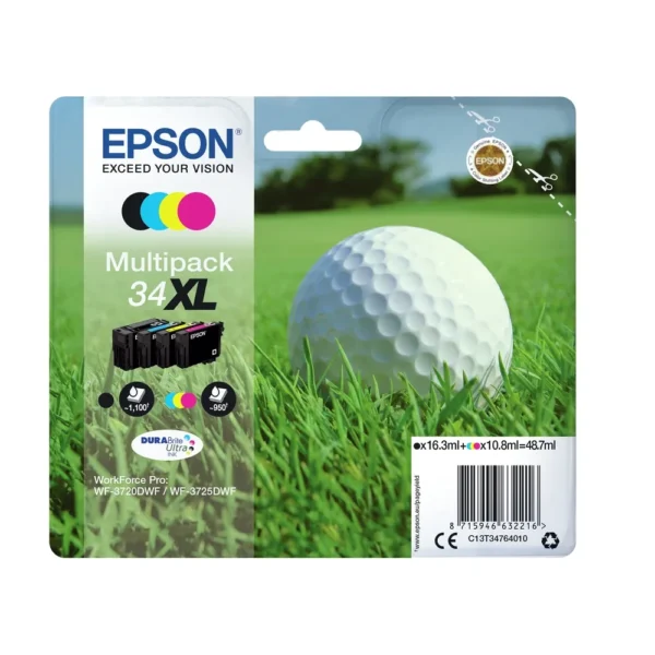 Epson T3476 High Capacity Multipack - C13T34764010