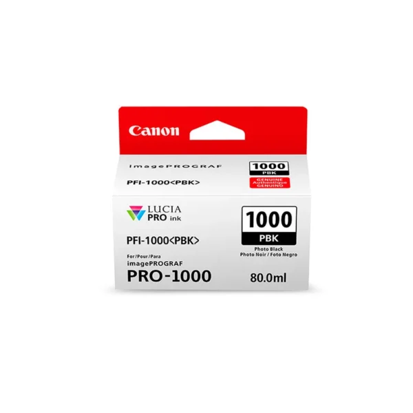 Canon PFI-1000 Photo Black Ink Cartridge - 0546C002