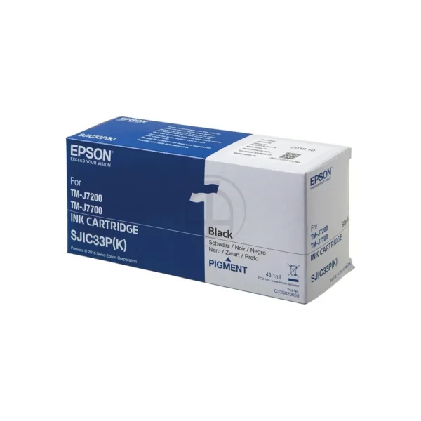 Epson SJIC33P Black Ink Cartridge - C33S020655