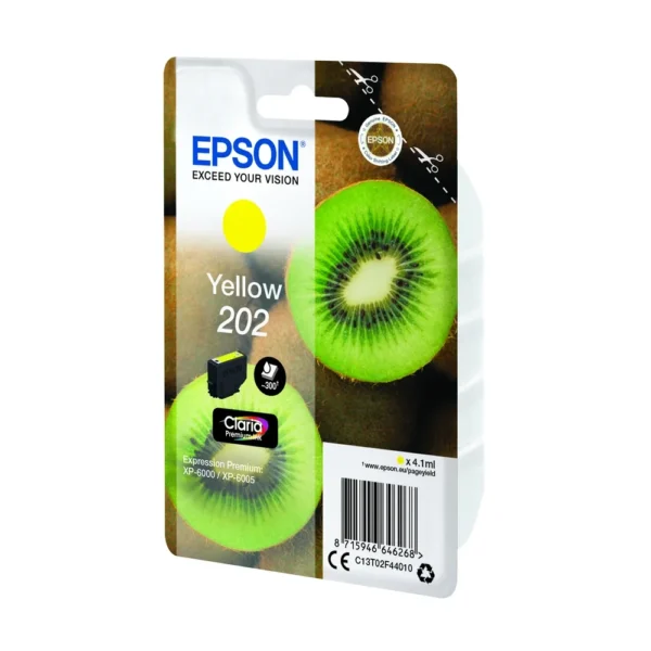 Epson T02F4 Yellow Ink Cartridge - C13T02F44010