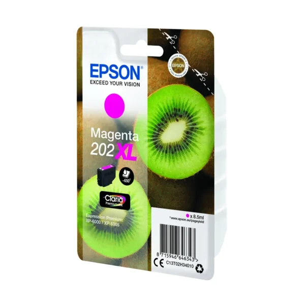 Epson T02H3 Magenta High Capacity Ink Cartridge - C13T02H34010