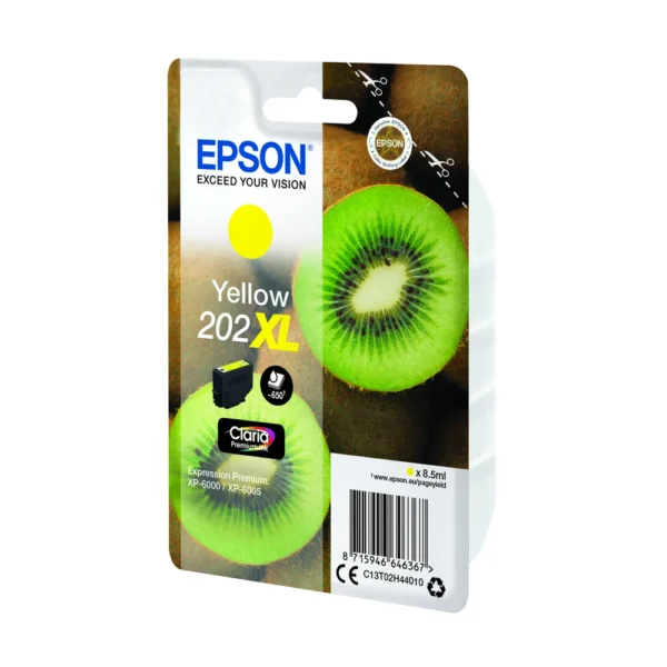 Epson T02H4 Yellow Ink Cartridge - C13T02H44020