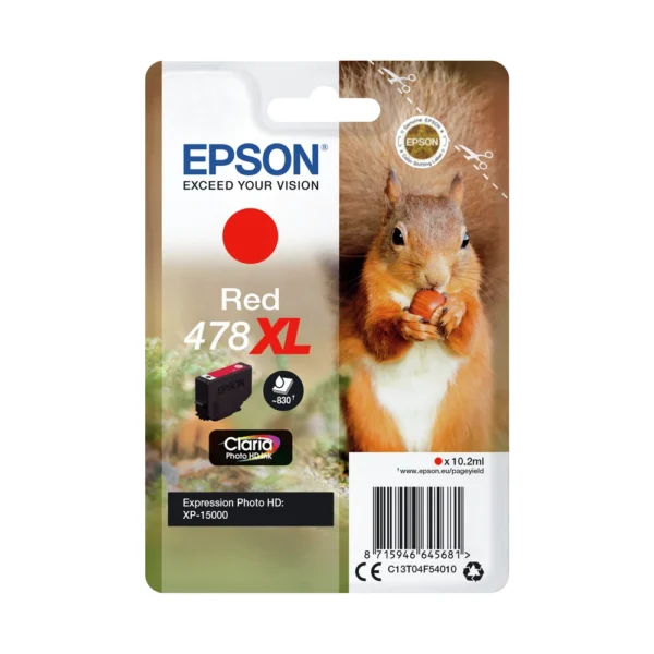 Epson T04F5 Red High Capacity Ink Cartridge - C13T04F54020