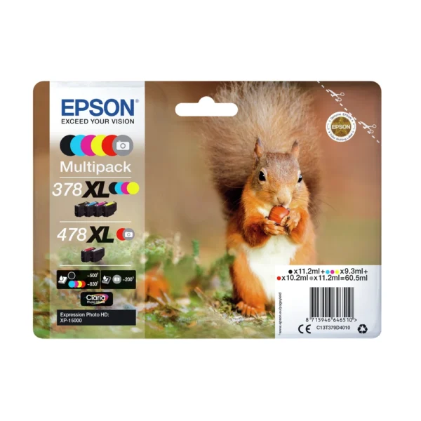 Epson T379D Ink Cartridge Multipack - C13T379D4010