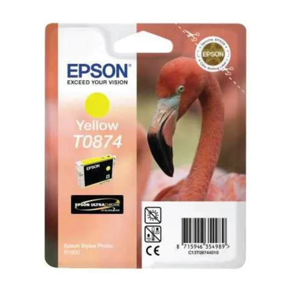 Epson T0874 Yellow Ink Cartridge - C13T087440