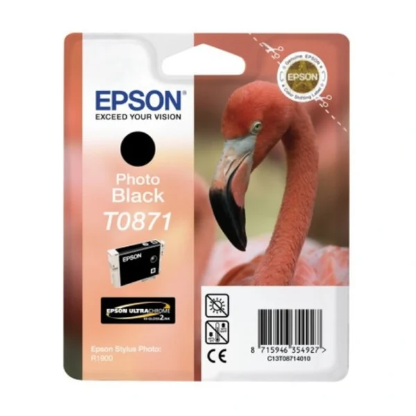 Epson T0871 Photo Black Ink Cartridge - C13T087140