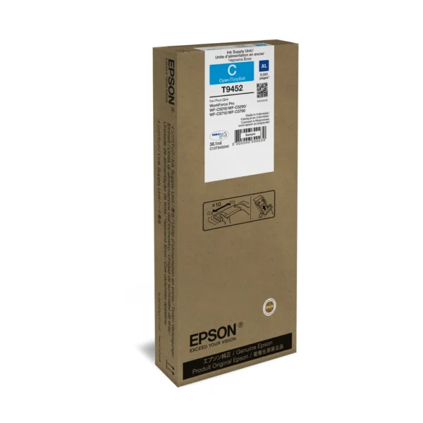 Epson T9452 Cyan High Capacity Ink Cartridge - C13T945240