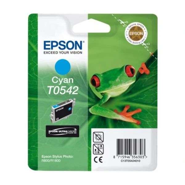 Epson T0542 Cyan Ink Cartridge - C13T05424030