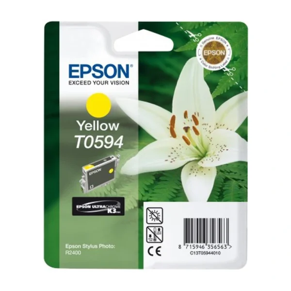 Epson T0594 Yellow Ink Cartridge - C13T05944030