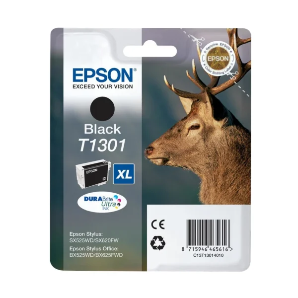 Epson T1301 Black Ink Cartridge - C13T13014010