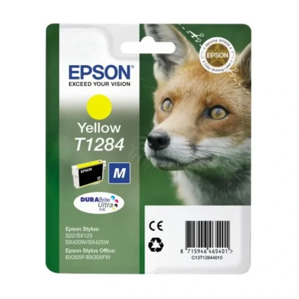 Epson T1284 Yellow Ink Cartridge - C13T12844010
