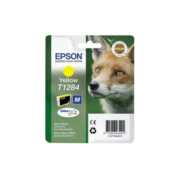 Epson T1284 Yellow Ink Cartridge - C13T12844020