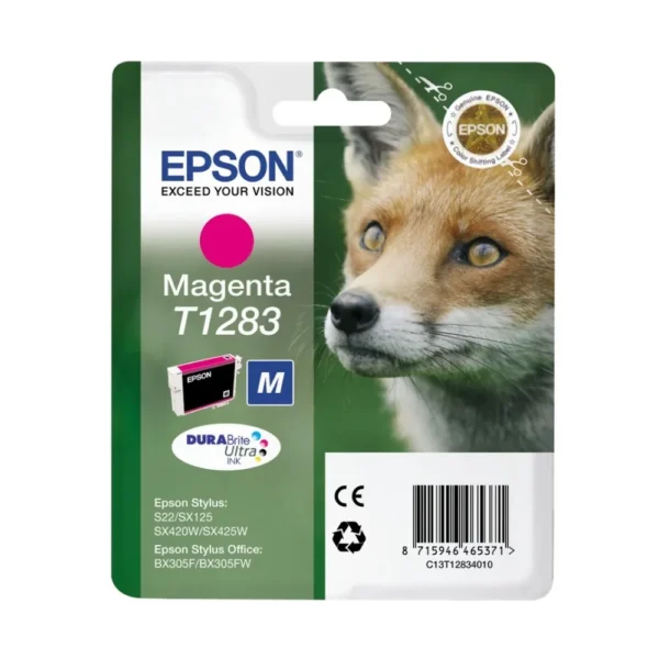 Epson T1283 Magenta Ink Cartridge - C13T12834020