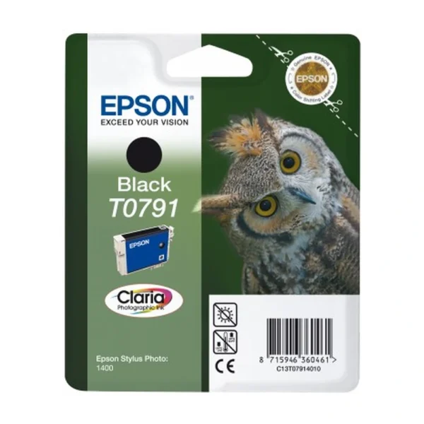 Epson T0791 Black Ink Cartridge - C13T07914030