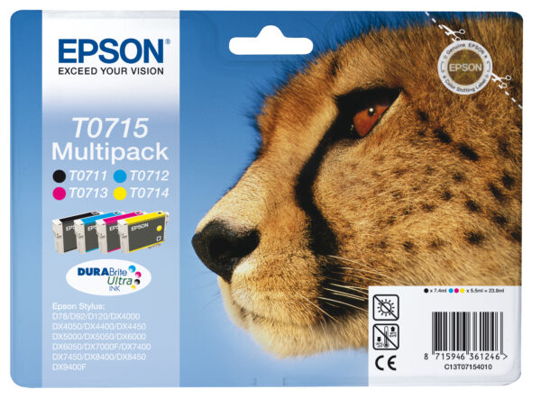 Epson T0715 Ink Cartridge Multipack - C13T071540
