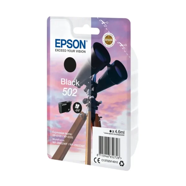 Epson T02V1 Black Ink Cartridge - C13T02V14020