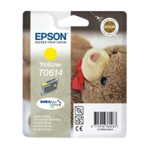 Epson T0614 Yellow Ink Cartridge - C13T061440LB