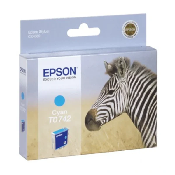 Epson T0742 Cyan Ink Cartridge - C13T07424010