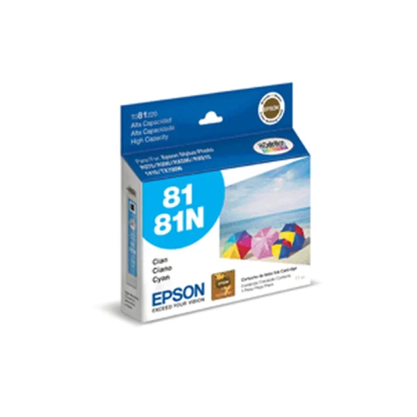 Epson T081220 Cyan Ink Cartridge - C13T081220-AL