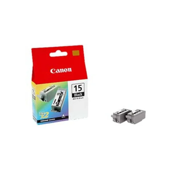 Canon BCI-15 Black Ink Cartridge Twin Pack - 8190A015