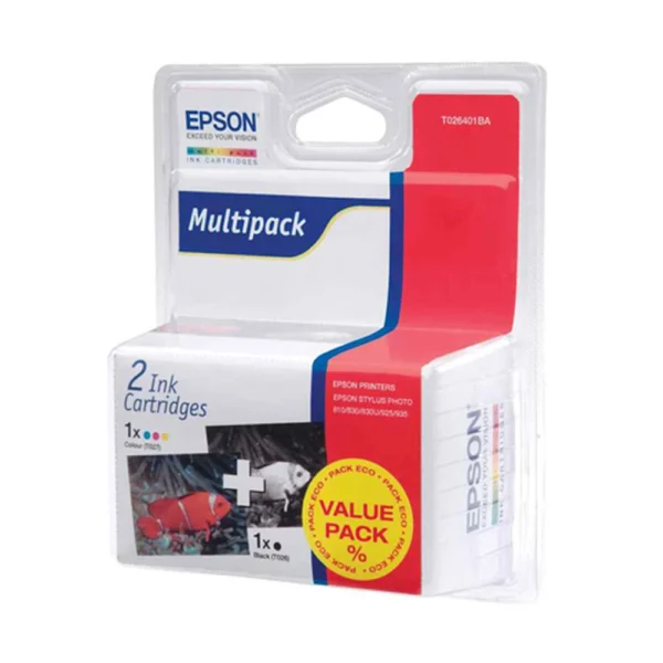 Epson T0264 Ink Cartridge Multipack - C13T026401BA