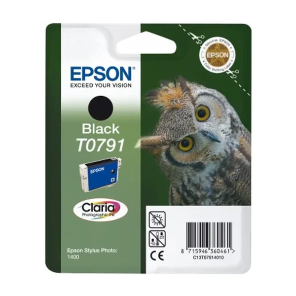 Epson T0791 Black Ink Cartridge - C13T079140