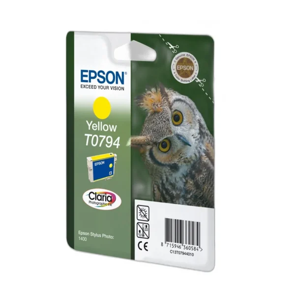 Epson T0794 Yellow Ink Cartridge - C13T079440