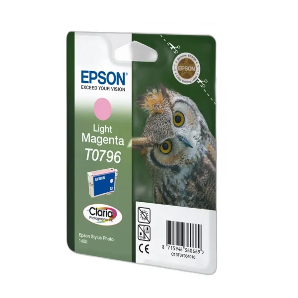 Epson T0796 Light Magenta Ink Cartridge - C13T079640