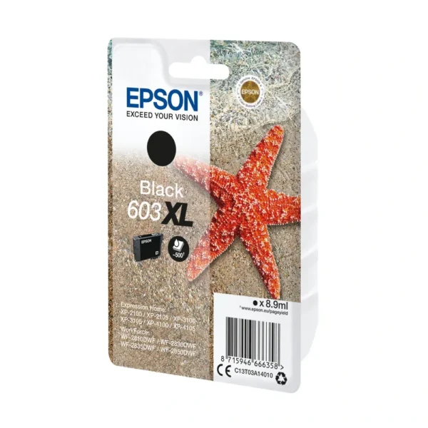 Epson T03A1 Black Ink Cartridge - C13T03A14020