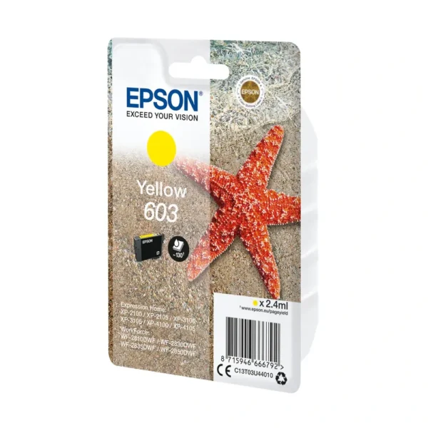 Epson T03U4 Yellow Ink Cartridge - C13T03U44010