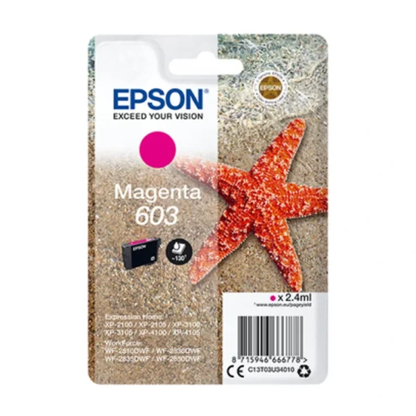 Epson T03U3 Magenta Ink Cartridge