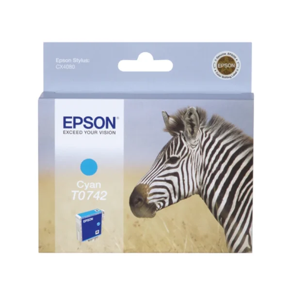 Epson T0742 Cyan Ink Cartridge - C13T074240
