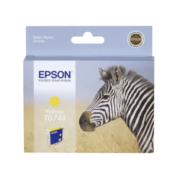Epson T0744 Yellow Ink Cartridge - C13T074440