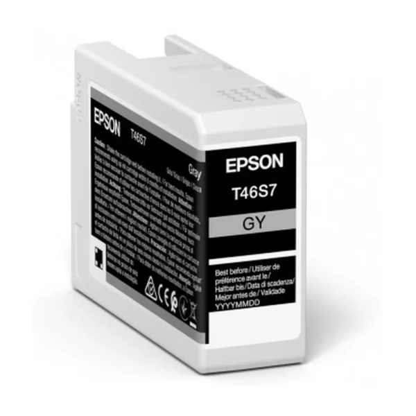 Epson T46S7 Grey Ink Cartridge - C13T46S700