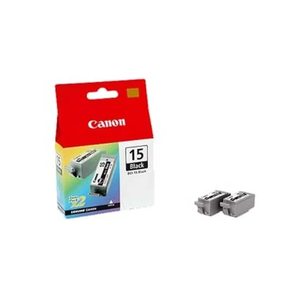 Canon BCI-15 Black Ink Cartridge Twin Pack - BCI-15BK