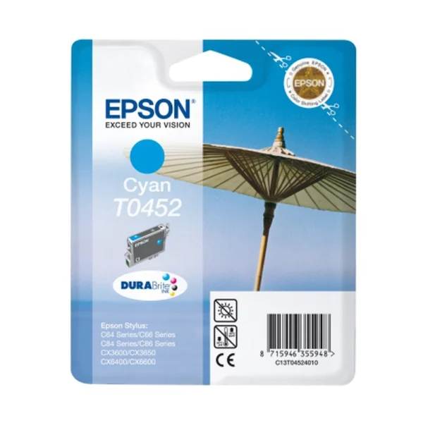 Epson T0452 Cyan Ink Cartridge - C13T04524020
