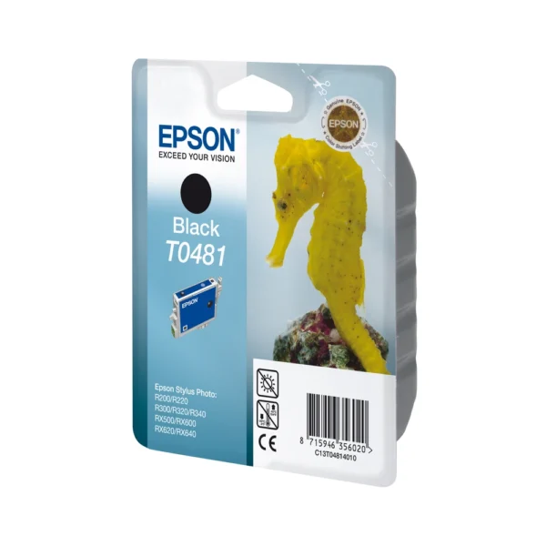 Epson T0481 Black Ink Cartridge - C13T04814010